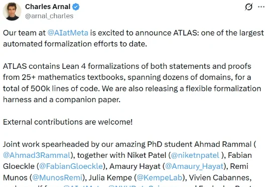 消耗1830亿token，Meta用AI把数学教材翻译成了一个超大Lean库
