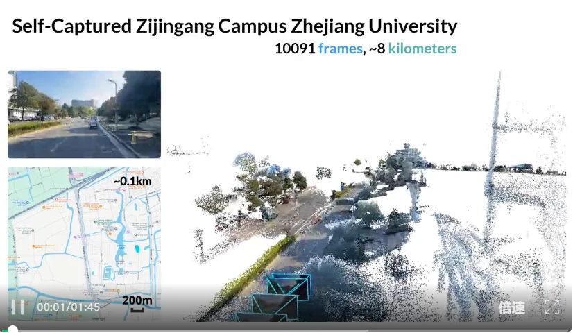 公里级场景也能稳住了，国产团队把长视频3D重建又往前推了一步