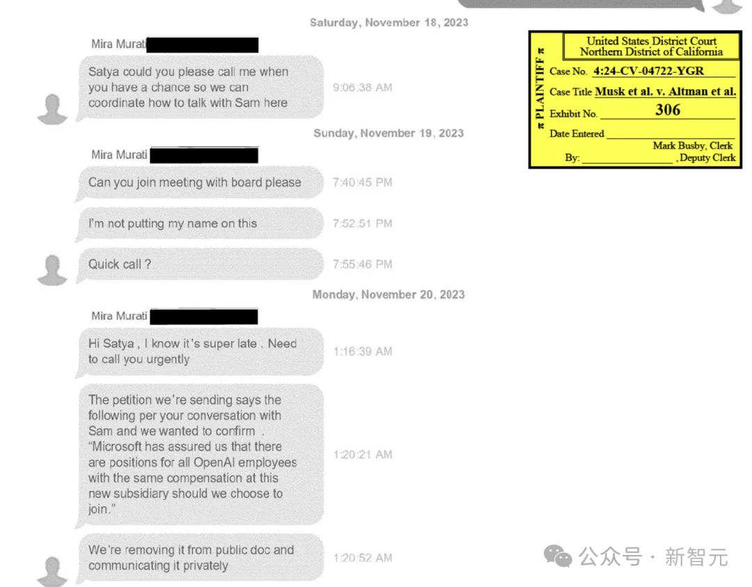 奥特曼最险一战：前女CTO当庭翻脸，OpenAI权斗彻底打到台前