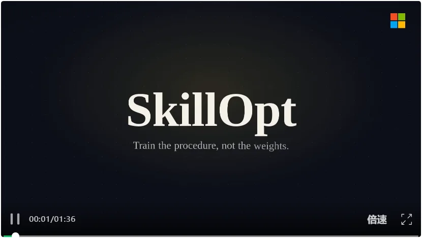 一周3.3k star,微软开启Skills自我进化!像训练神经网络一样训练技能
