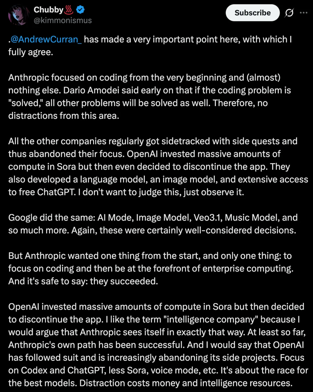 死脑筋的达里奥,这次把OpenAI干翻了