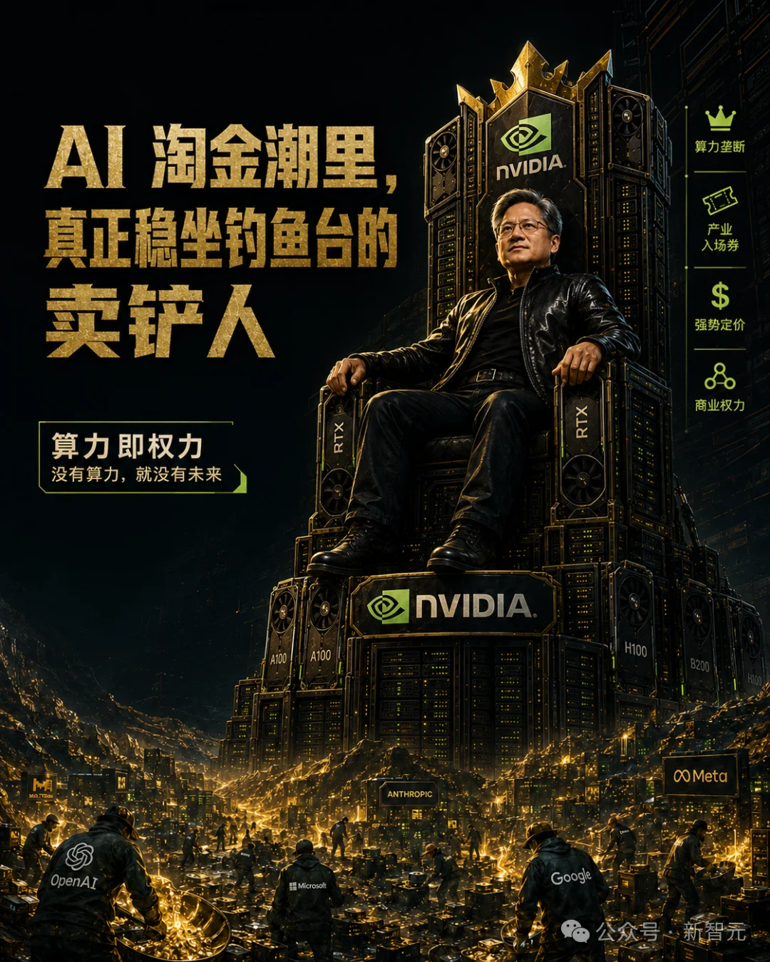 5.4万亿！英伟达成AI最大地主，大模型巨头沦为算力佃农