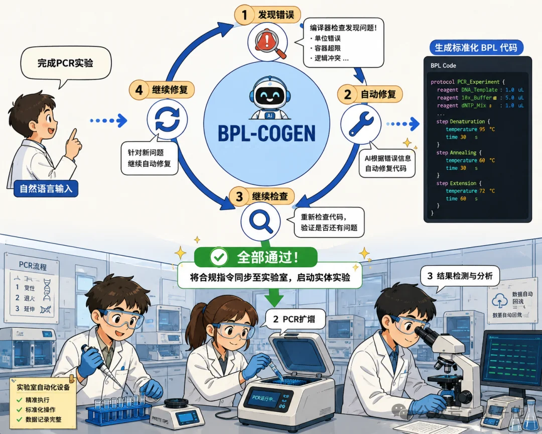 顶刊生物实验难复现？统一操作话术来了！编译通过率98.6%