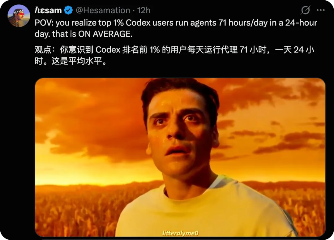 你的Codex 可能只解锁了1%，大神让它一天肝71小时
