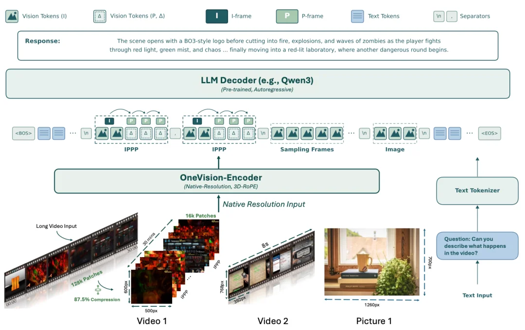 多模态模型终于不用「抽帧看世界」？LLaVA-OneVision-2.0全开源全帧率技术解读