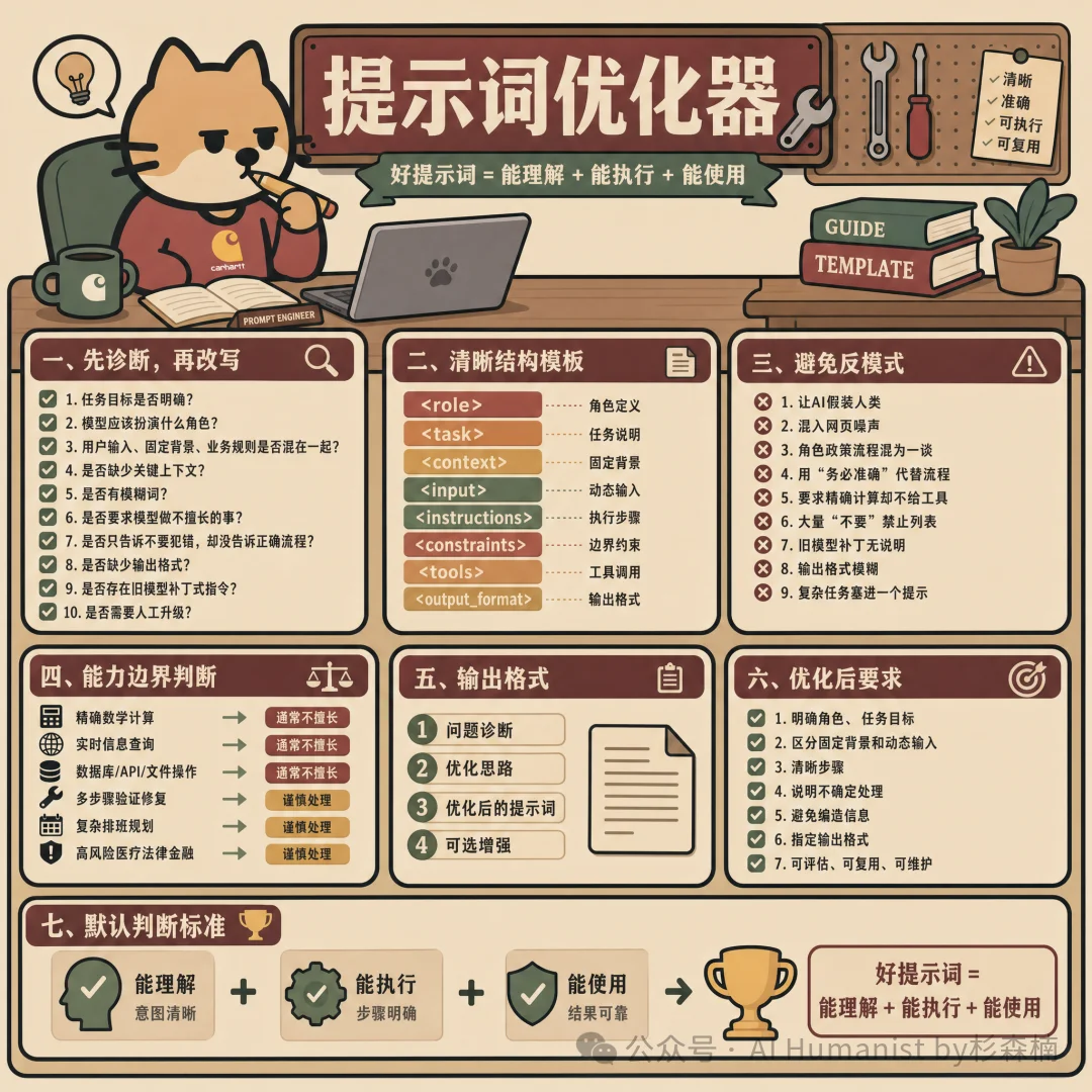 看完爆火的 Anthropic 官方提示词课，我连夜做了个「全局优化器」｜已开源