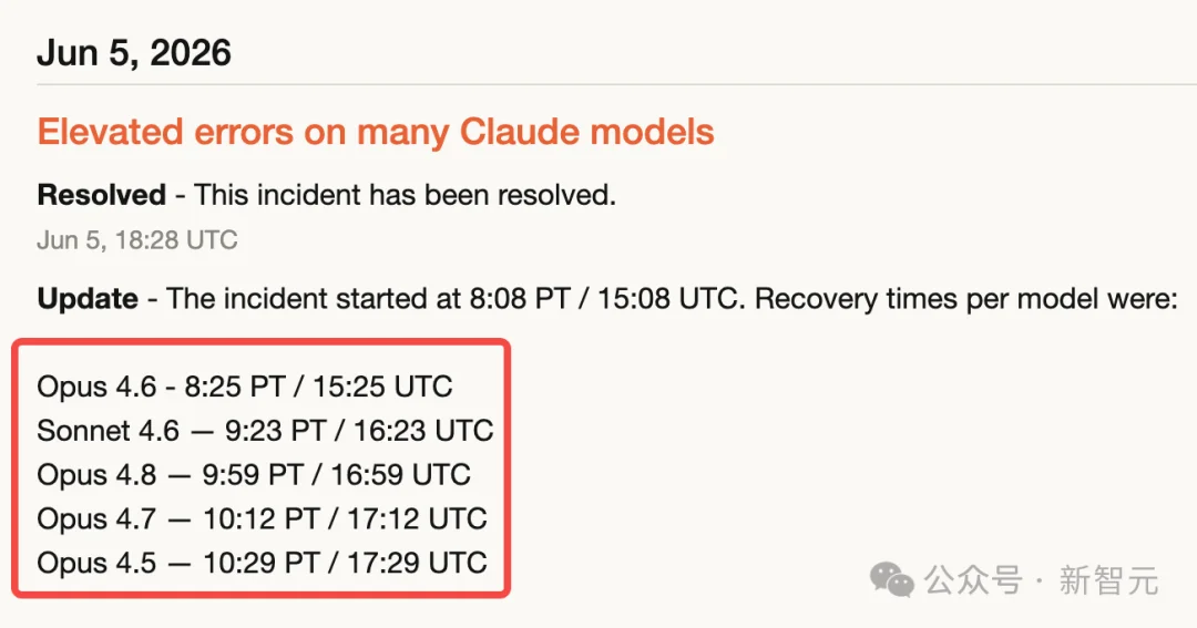 突发!Claude大面积宕机,用户竟收到「别人的对话」