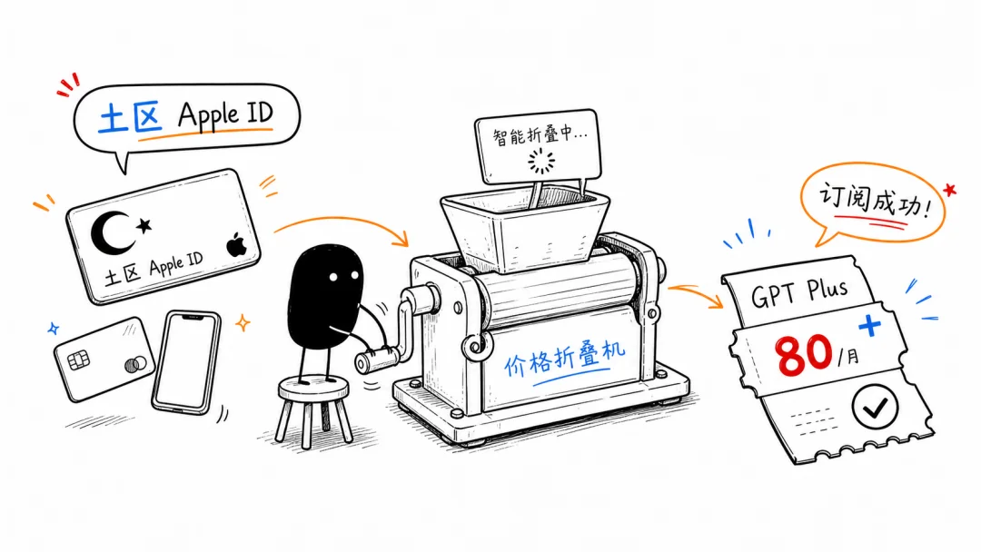 土区 Apple ID 开通 ChatGPT Plus 保姆级教程,仅 80 元/月!