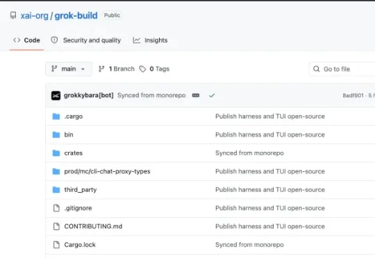 马斯克连夜开源Grok Build，但84万行代码里还留着上传用户整个代码库的痕迹