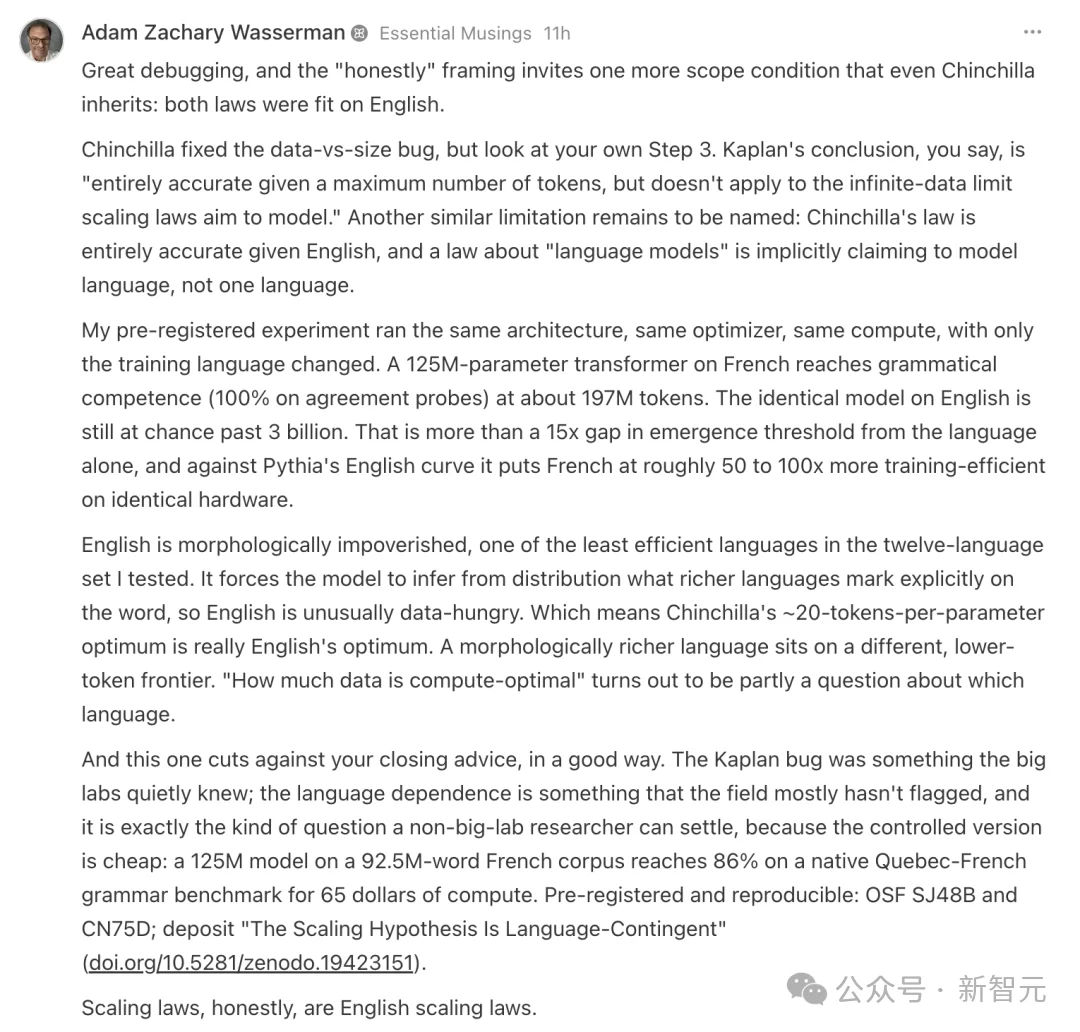 OpenAI塌房!Scaling law原作曝bug,万亿算力全白烧