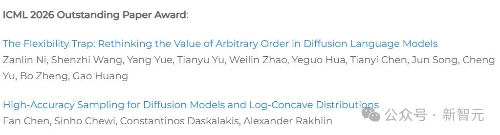 刚刚,DeepMind经典巨作再封神!ICML 2026大奖公布