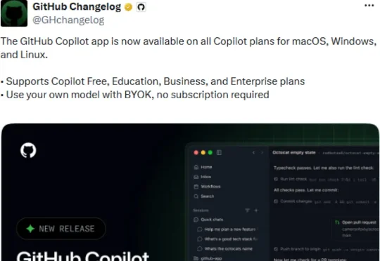 AI编程有了独立工作台！GitHub Copilot App全量开放，模型、Issue、仓库、PR全都交给Agent
