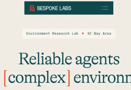 Bespoke Labs获4000万美元融资，构建训练可靠智能体环境