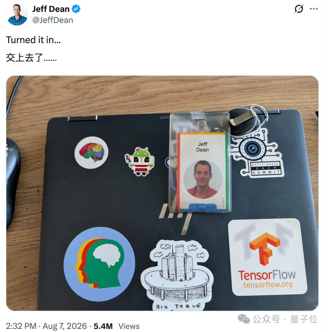 《置身谷内》!Jeff Dean上顶会自曝离职现场:被1500人围堵