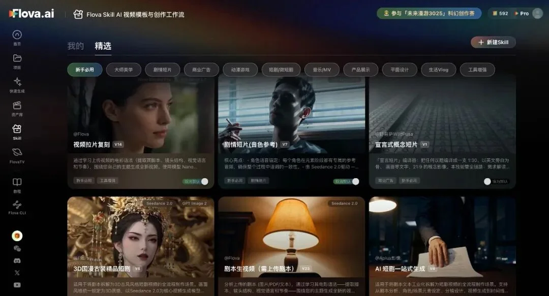 Seedance 2.5就够了？Flova全能六边形Agent，想补上创作者真正缺的“片场”｜测评