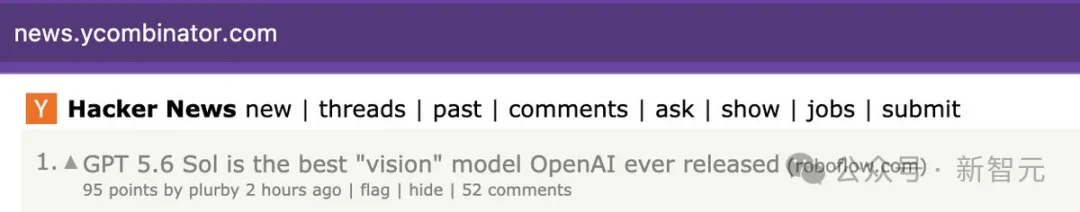 GPT-5.6 Sol暴涨3倍,OpenAI最强视觉AI登顶!