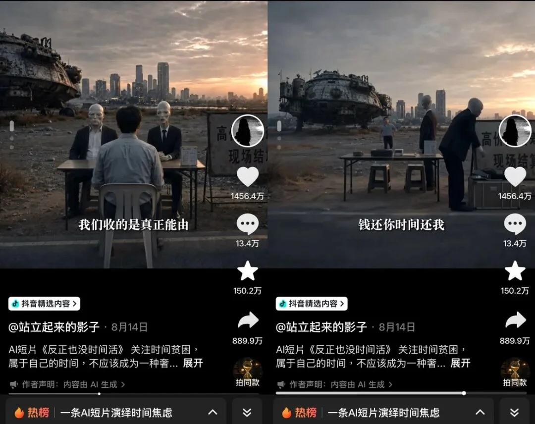 借外星人拍社会现实，两天播放破亿的AI短片是如何诞生的？| 对话《反正也没时间活》主创