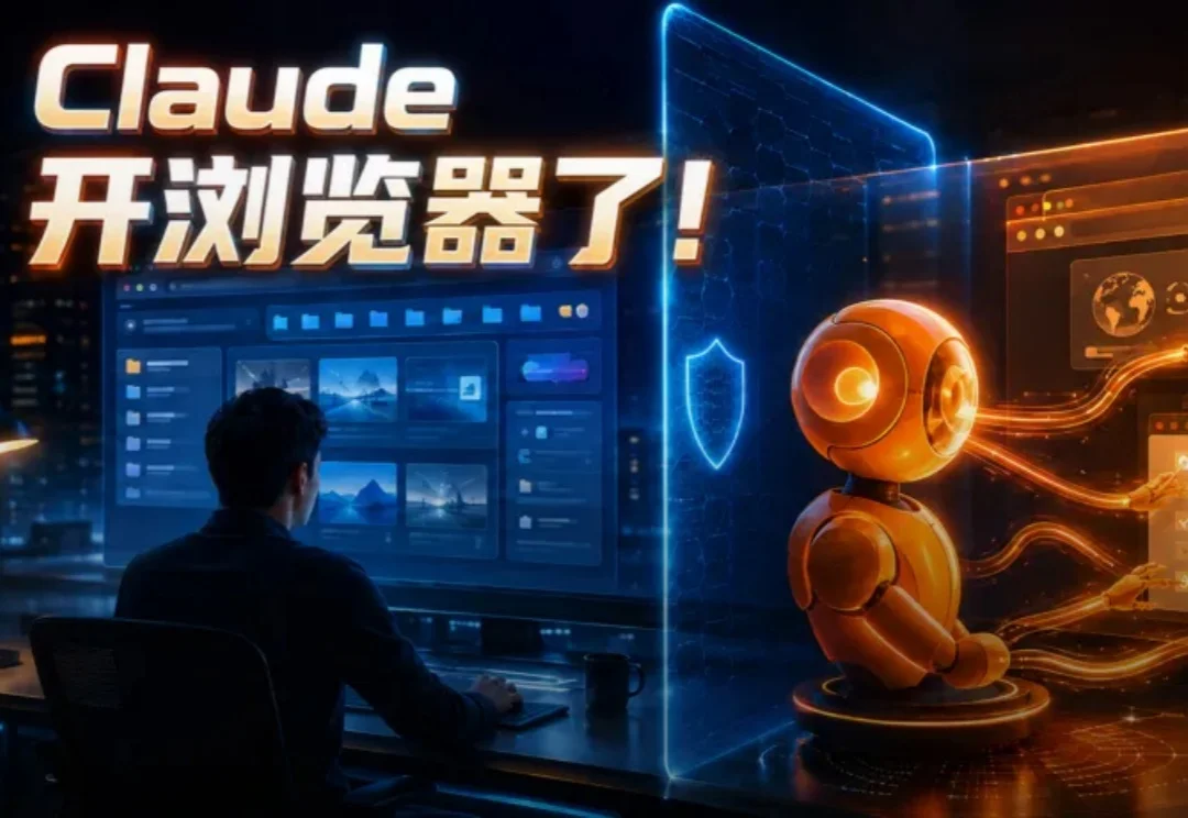 Claude自己长出浏览器！填表拉数，你的AI打工人有工位了