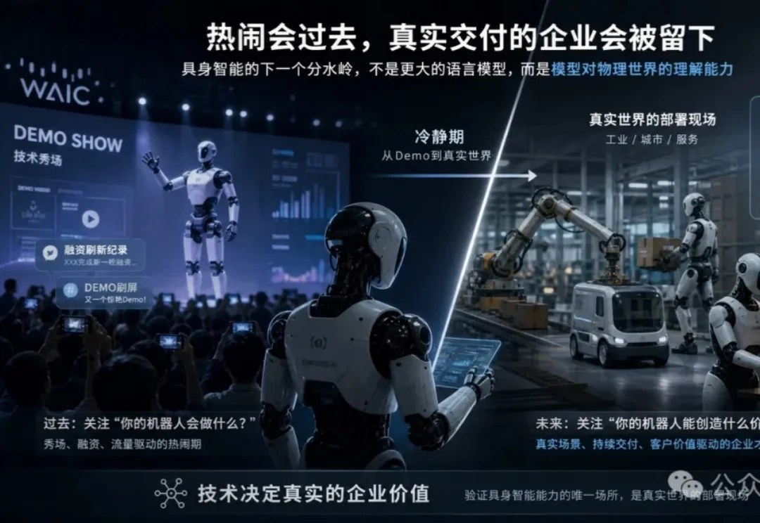 Demo的高估值时代结束了，具身智能开始按生产力重新算账