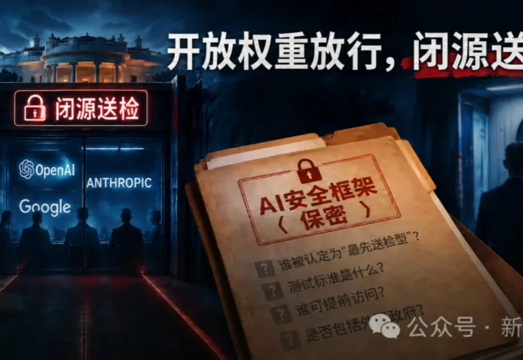 美国AI安全新规出炉！最强闭源模型自愿送测，开放权重直接放行