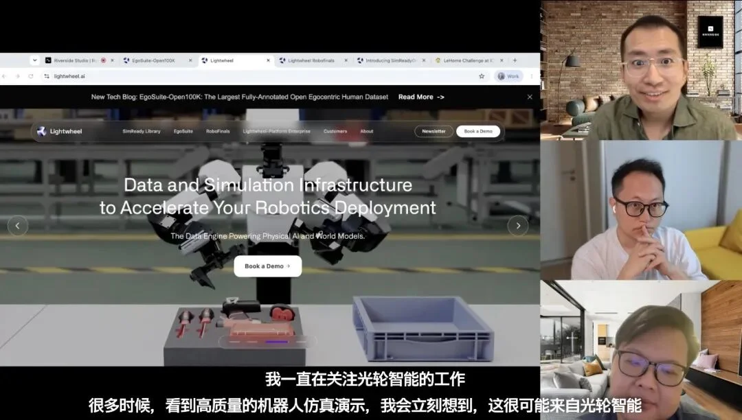 RoboPapers专访光轮智能谢晨：具身Scaling Law的两座金字塔
