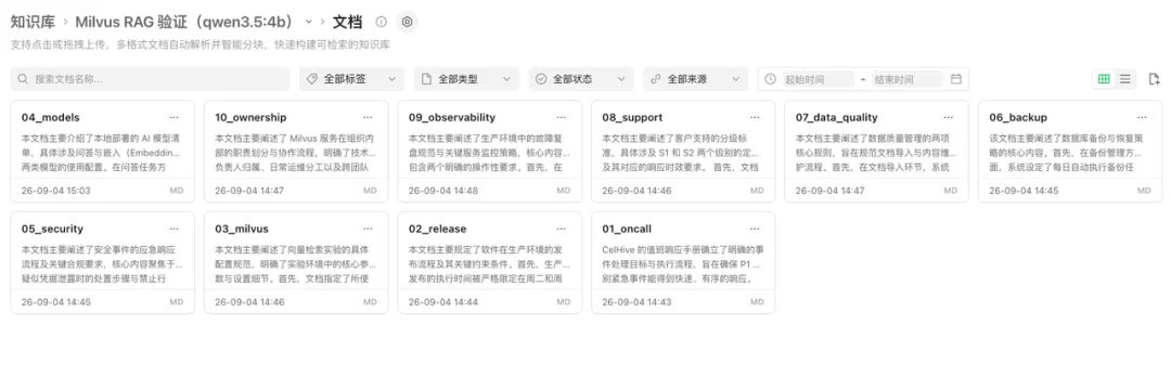 长期知识库怎么维护？WeKnora 维护机制拆解与Milvus 接入实测