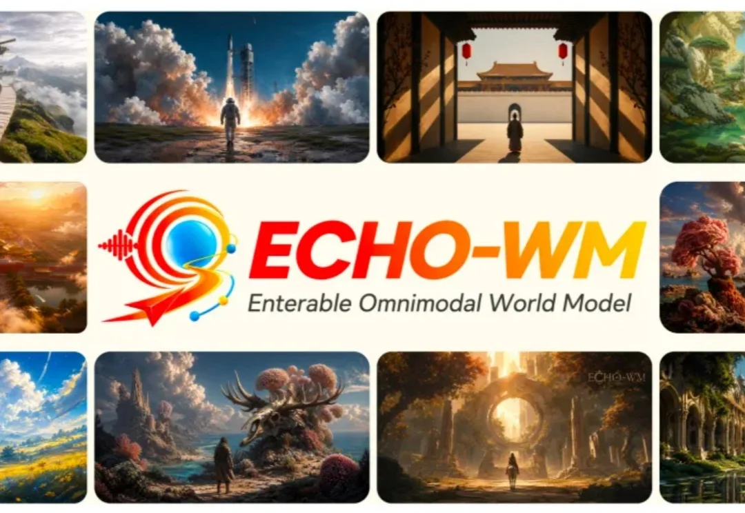 国产世界模型EchoWM开源！会发声的「可探索世界」来了