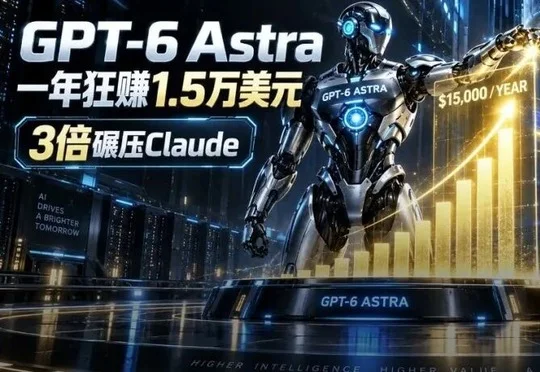 GPT-6 Astra一年狂赚1.5万美元！3倍碾压Claude
