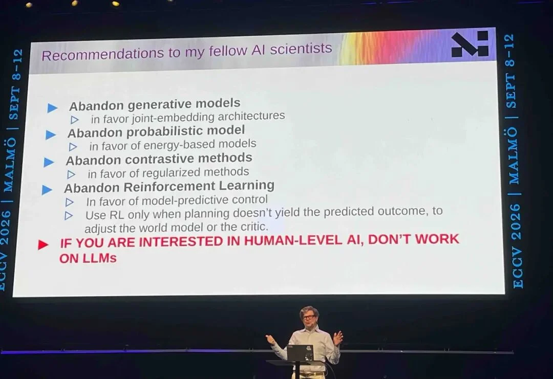 Yann LeCun 万字演讲：「预测像素」是伪命题，JEPA 也并非凭空而来 | ECCV 2026