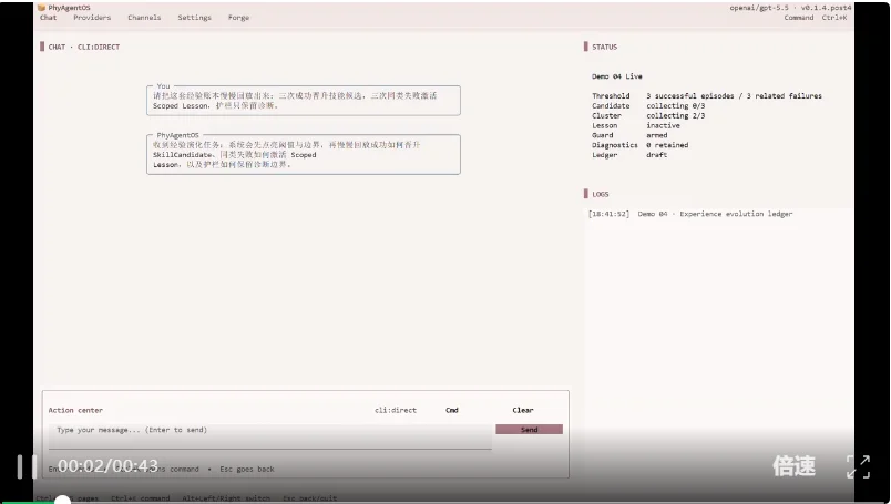 PhyAgentOS v1.0.0 正式发布，开启物理智能递归自进化时代 | GAIR Paper 128