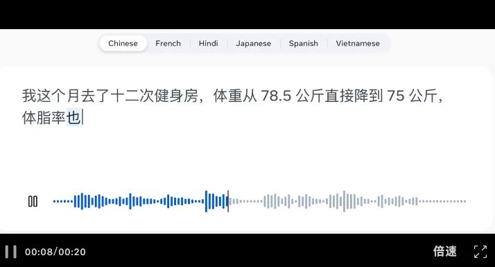 Meta甩出语音转写“神器”：准确识别中英文夹杂，支持超20人长聊1小时
