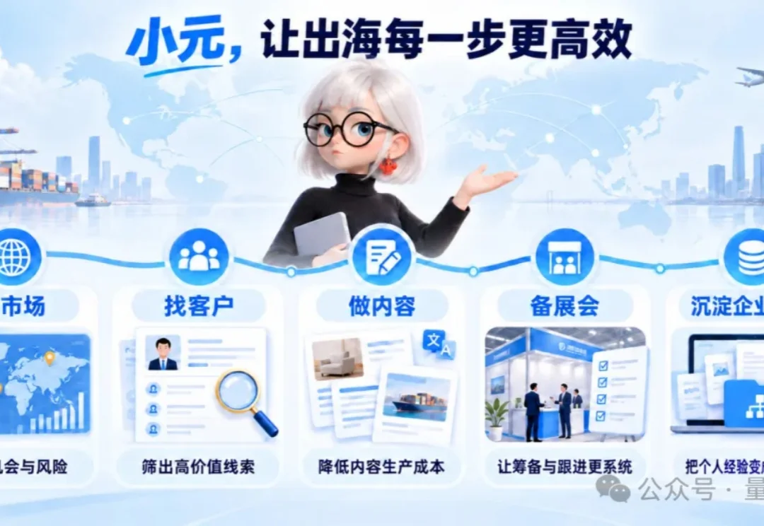 出海经营Agent“小元AI”入驻腾讯WorkBuddy：找买家、写开发信、谈生意一条龙