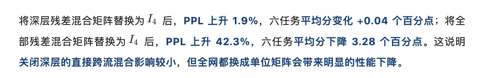 DeepSeek mHC多流残差坍塌失效了？