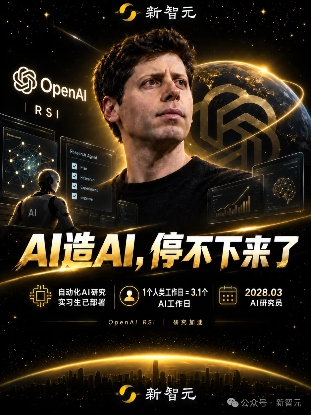 刚刚,OpenAI「AI研究实习生」正式入职!黄仁勋:AGI已来