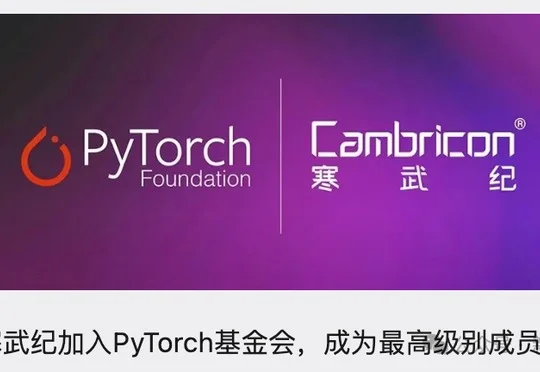 刚刚，寒武纪拿下PyTorch最高席位！与英伟达同桌