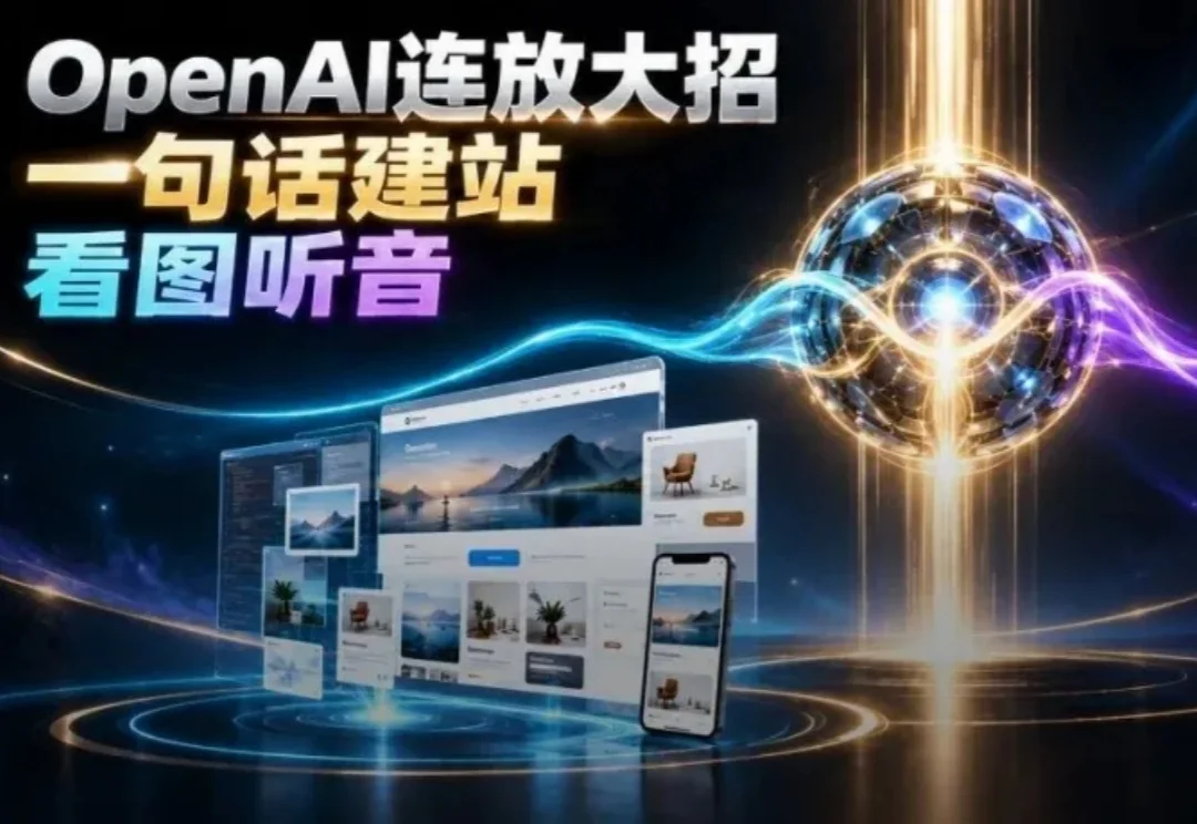 OpenAI放大招，一句话生成网站革了SaaS的命！