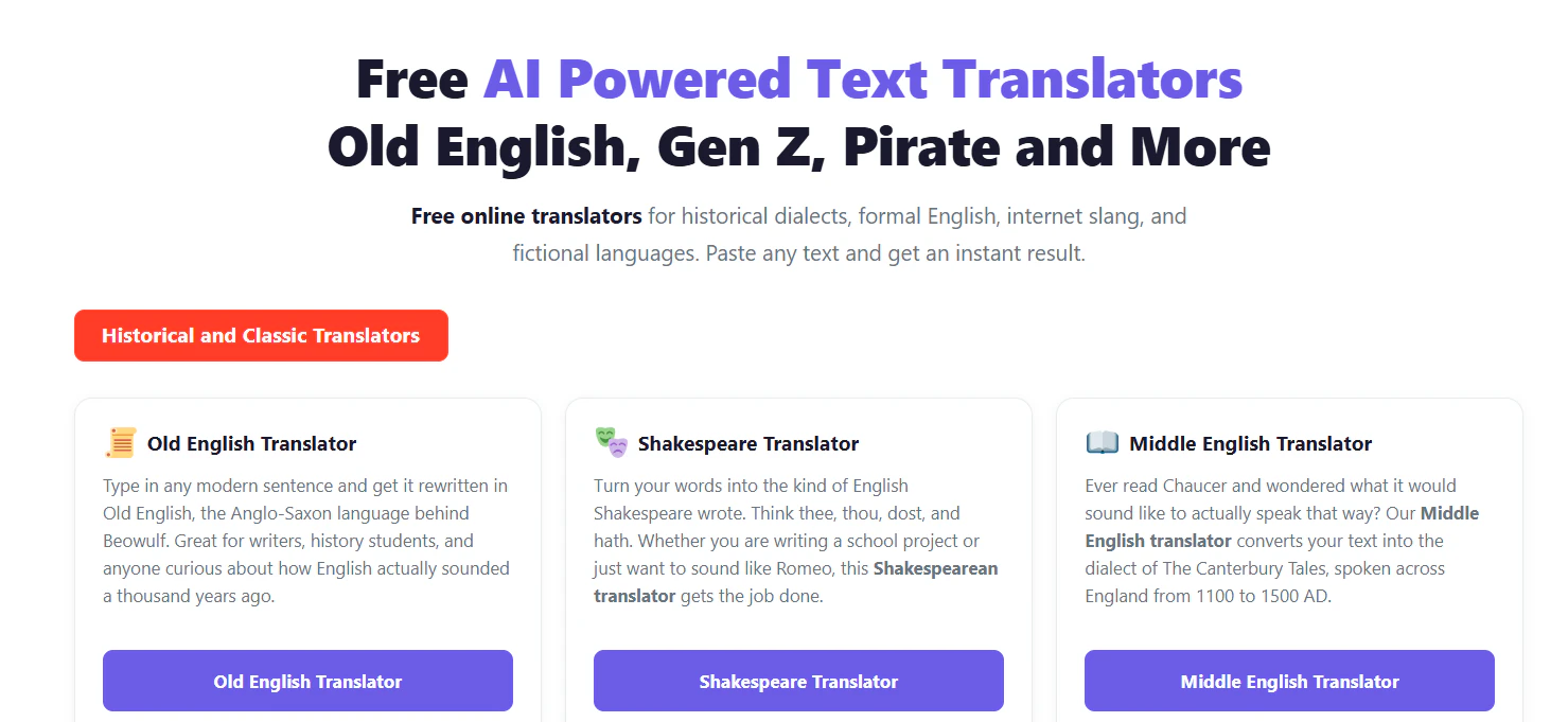 Quirky Translators