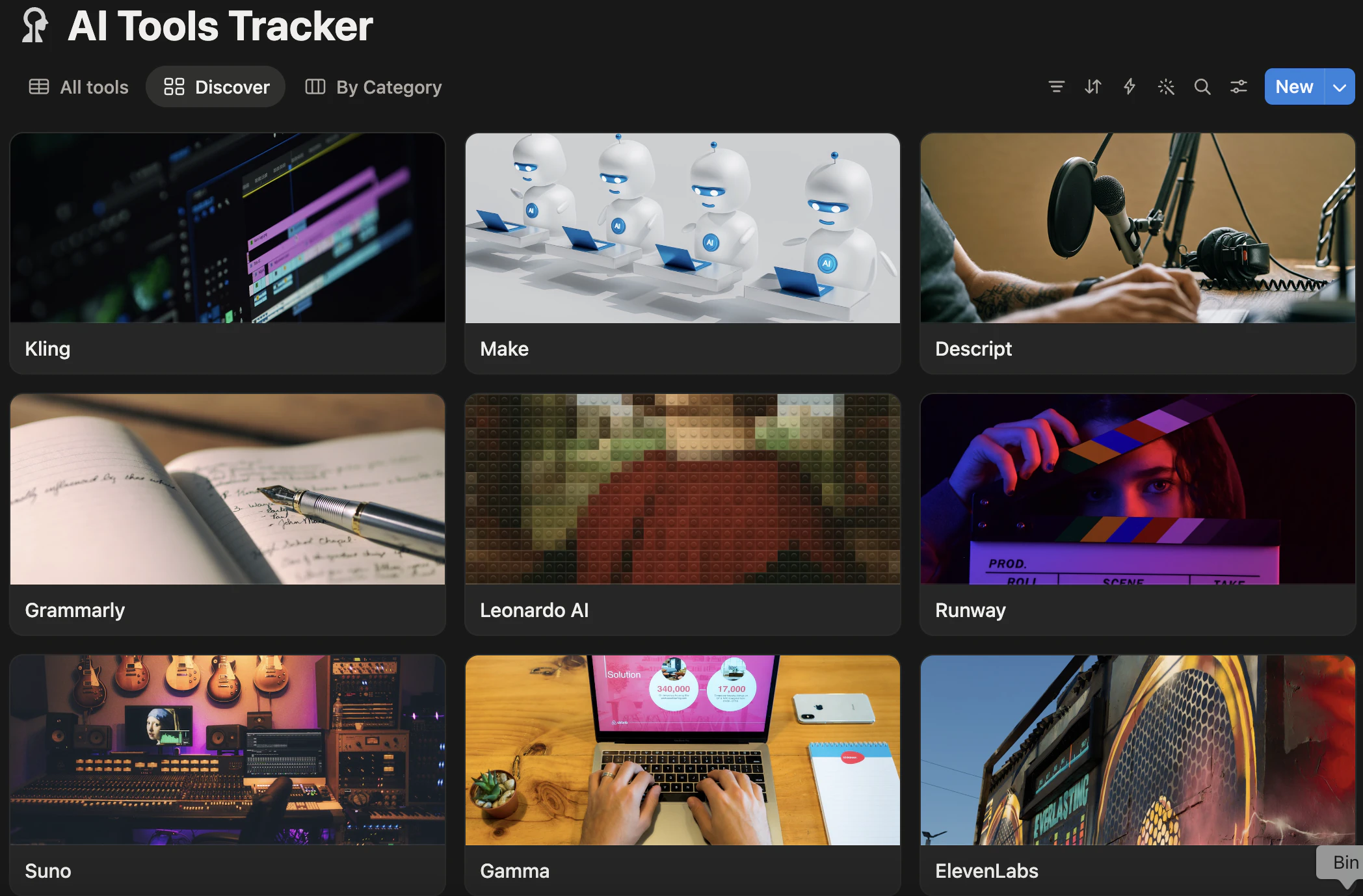 AI Tools Tracker - Notion Template