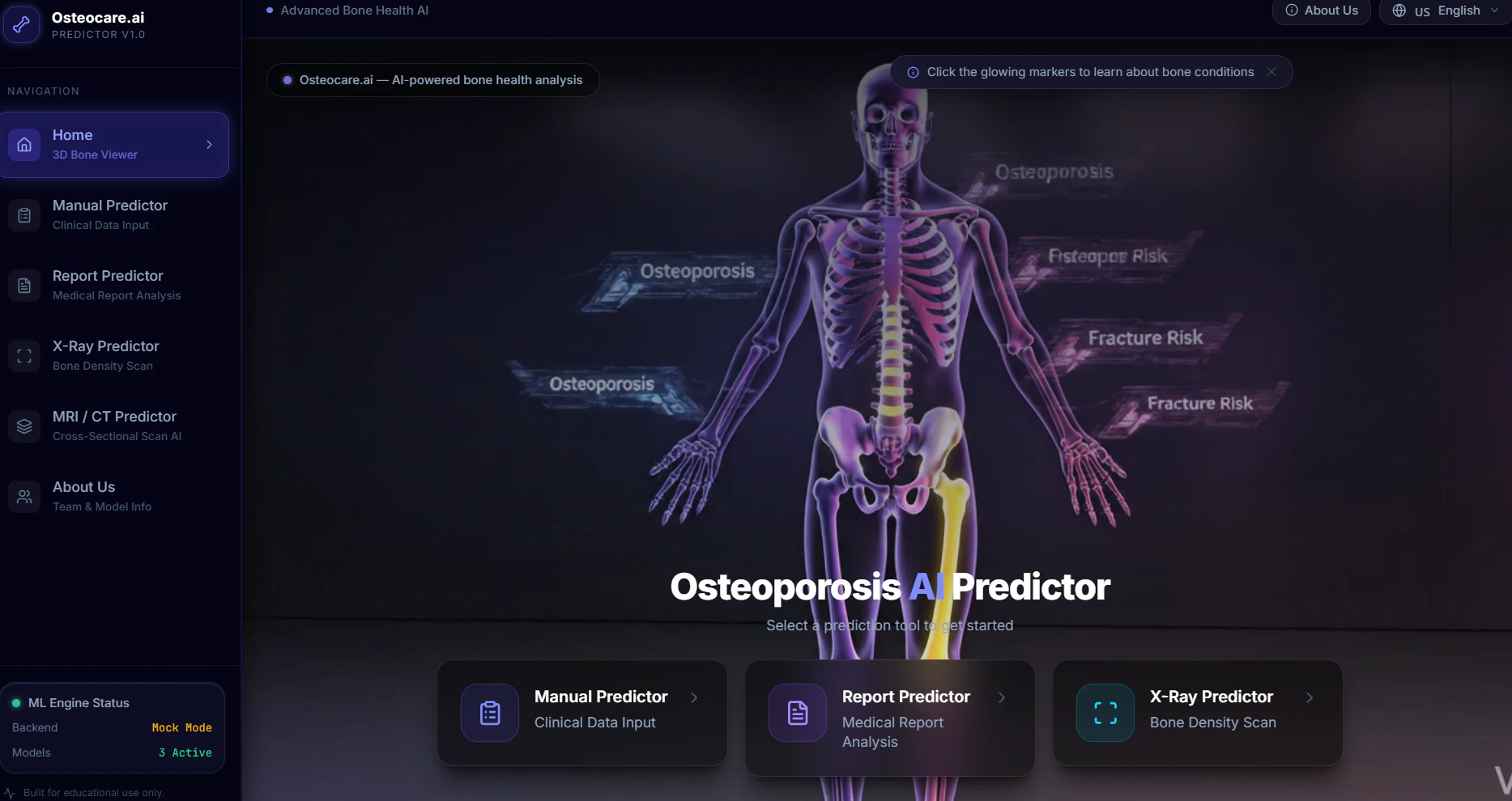 Osteoporosis Disease Predictor